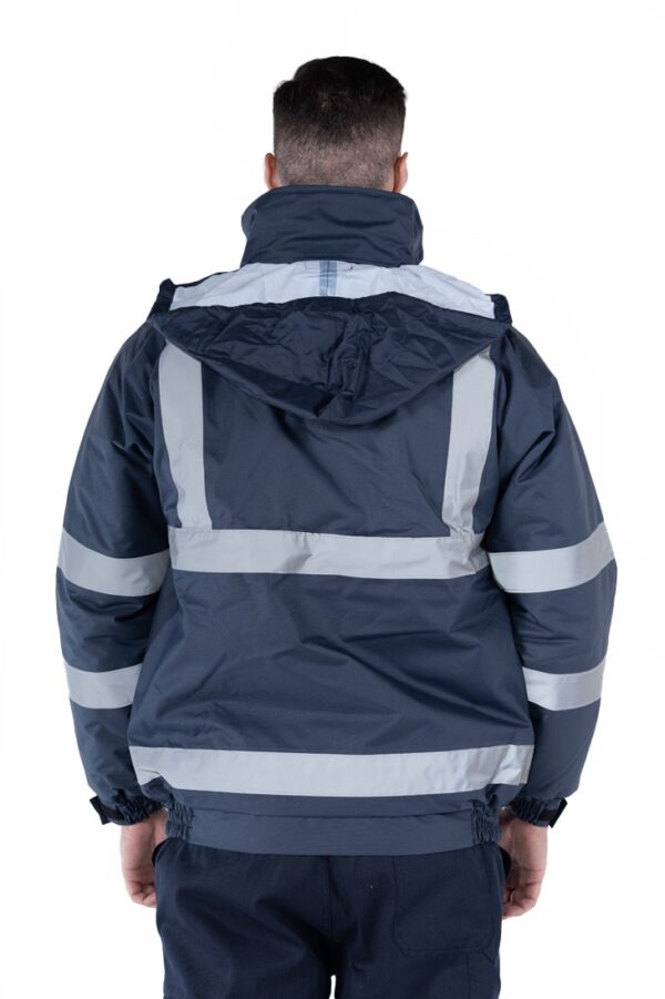 Reflektörlü İş Montu Hi Vis Kışlık Su Geçirmez