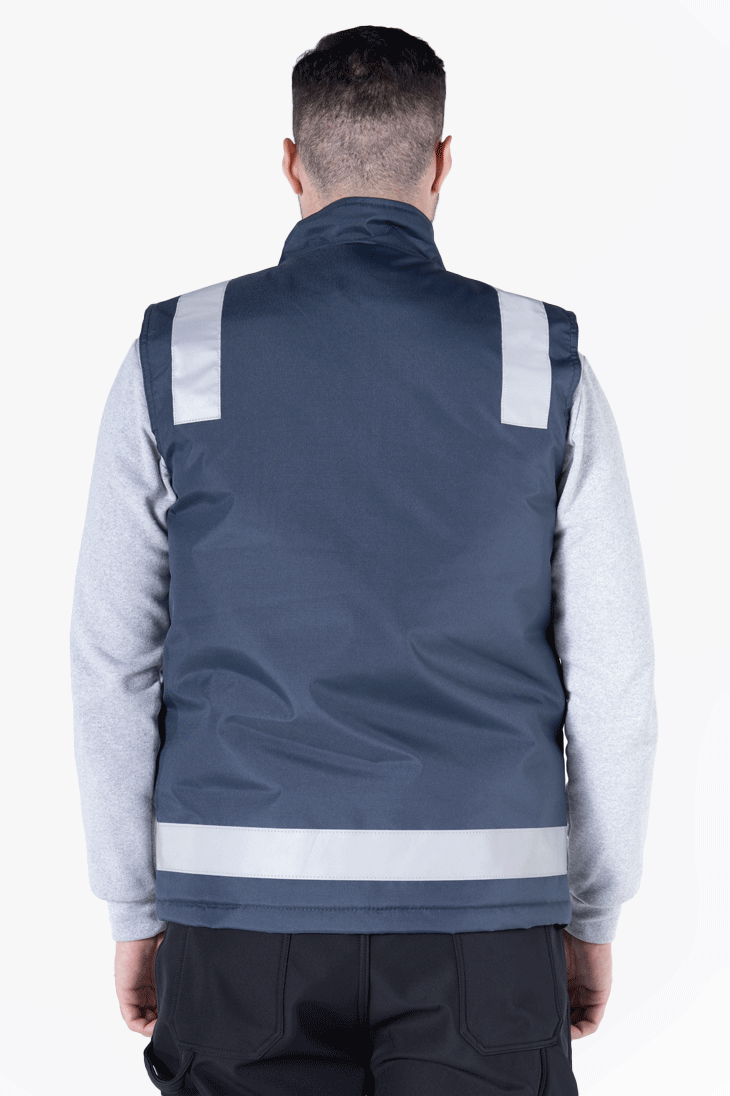 Reflektörlü Fosforlu İş Yeleği Anorak Oxford Kışlık