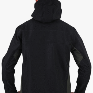 Çift Renkli Riptstop Softshell Mont - Siyah