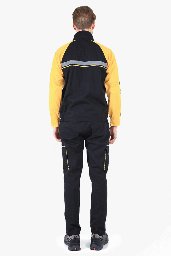 İş Elbisesi Takım Biyeli Mont Pantolon  - Siyah