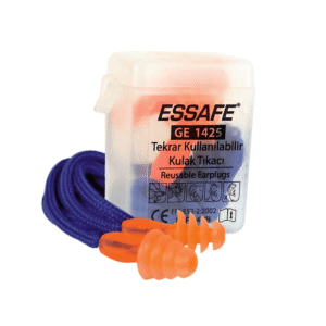 Essafe Çam Tipi Kulak Tıkacı Kordonlu Kutulu 24 Db