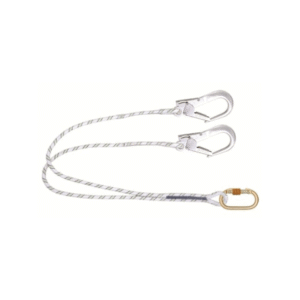 Kİ231 Çift Kollu Statik Halatlı Lanyard Büyük Kancalı
