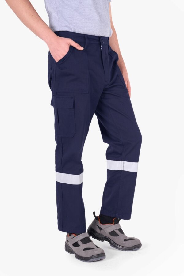 Reflektörlü Gabardin İş Pantolonu