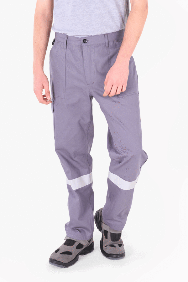 Reflektörlü Gabardin İş Pantolonu