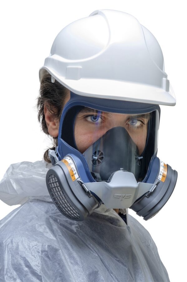 GVS Gaz Maskesi - Tam Yüz Maske ABE1P3 RD Filtreli M/L