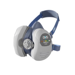 GVS Gaz Maskesi- Yarım Yüz Maske ABEK1P3 RD Filtreli XL