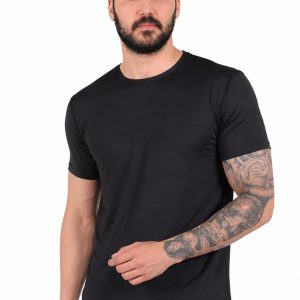 Sıfır Yaka Kısa Kol Tişört Thermoform