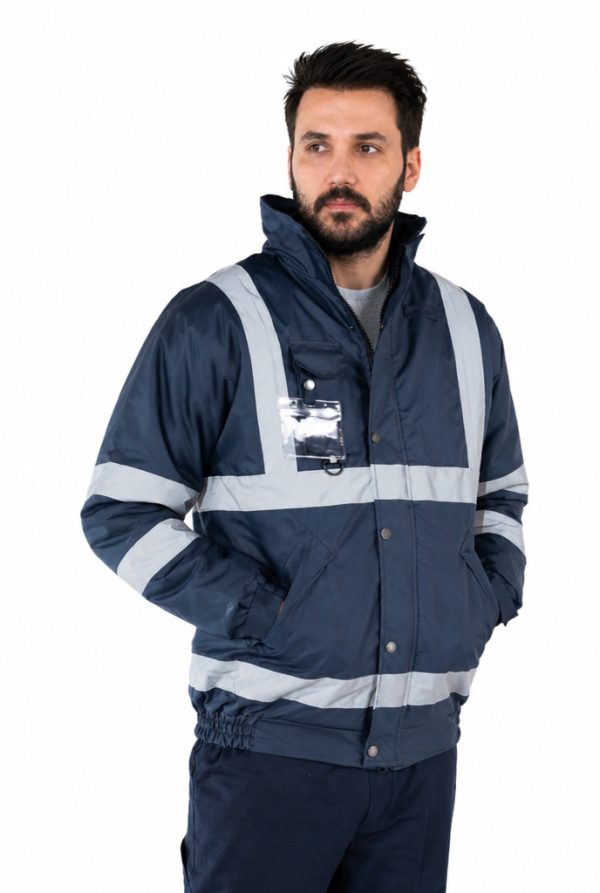 Reflektörlü İş Montu Hi Vis Kışlık Su Geçirmez