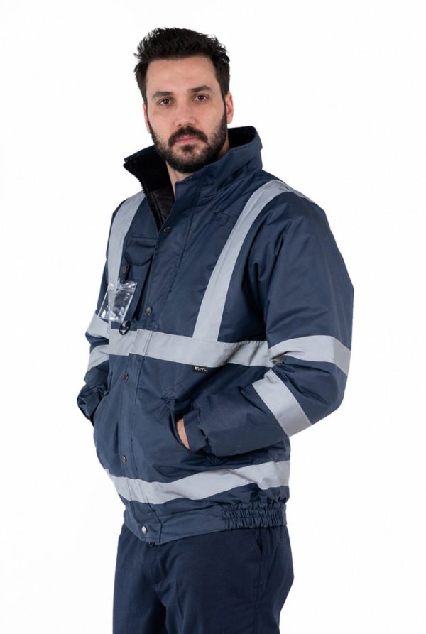 Reflektörlü İş Montu Hi Vis Kışlık Su Geçirmez