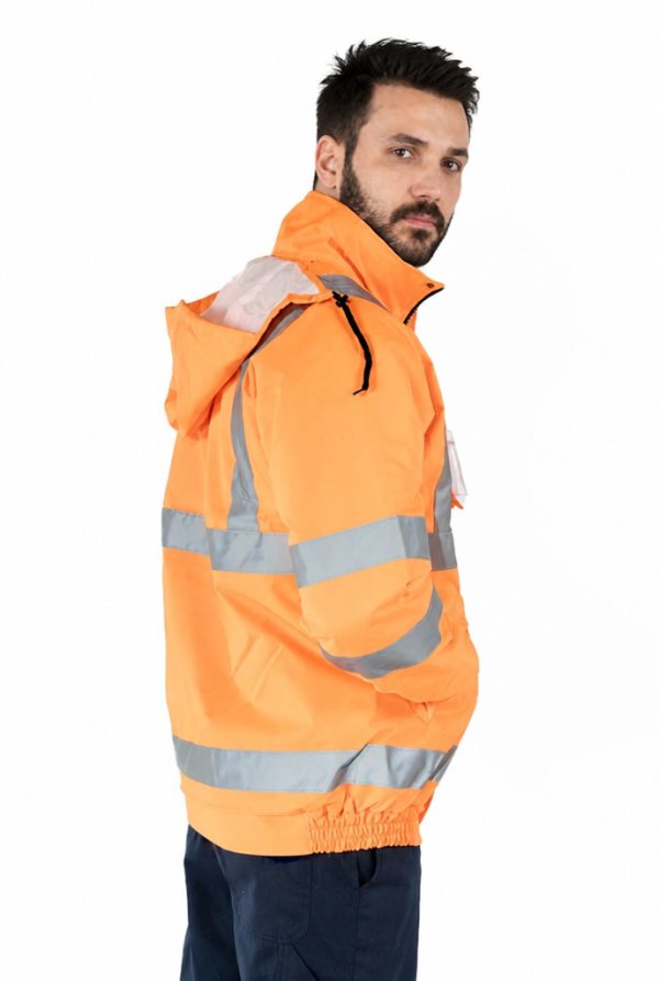 Reflektörlü İş Montu Hi Vis Kışlık Su Geçirmez