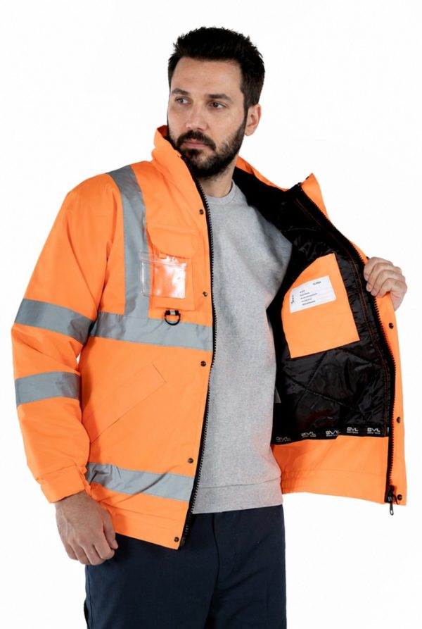 Reflektörlü İş Montu Hi Vis Kışlık Su Geçirmez