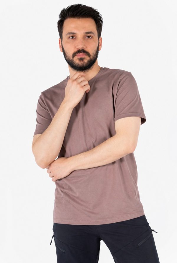 V Yaka Tişört %100 Pamuk İş & Günlük