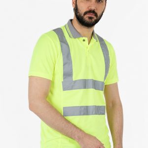 Polo Yaka Dry Touch Hi-Vis İş Tişörtü