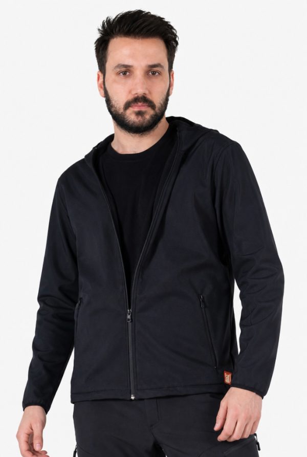 Kapüşonlu Softshell Mont