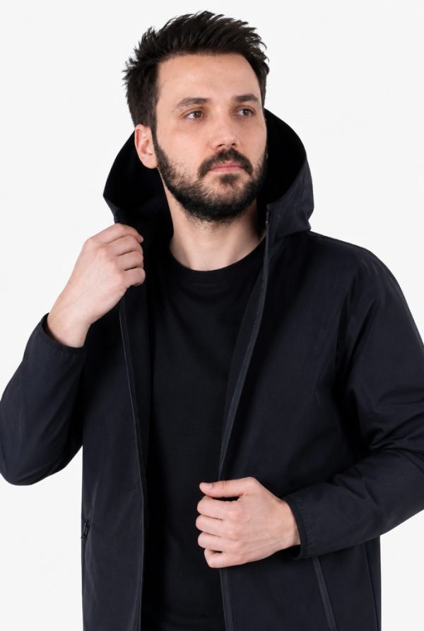 Kapüşonlu Softshell Mont