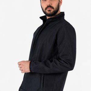 Dik Yaka Cepli Softshell Mont