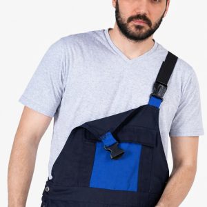 Elastik Cırt Ayarlı Bahçıvan Tulum - İş Tulumu - Lacivert