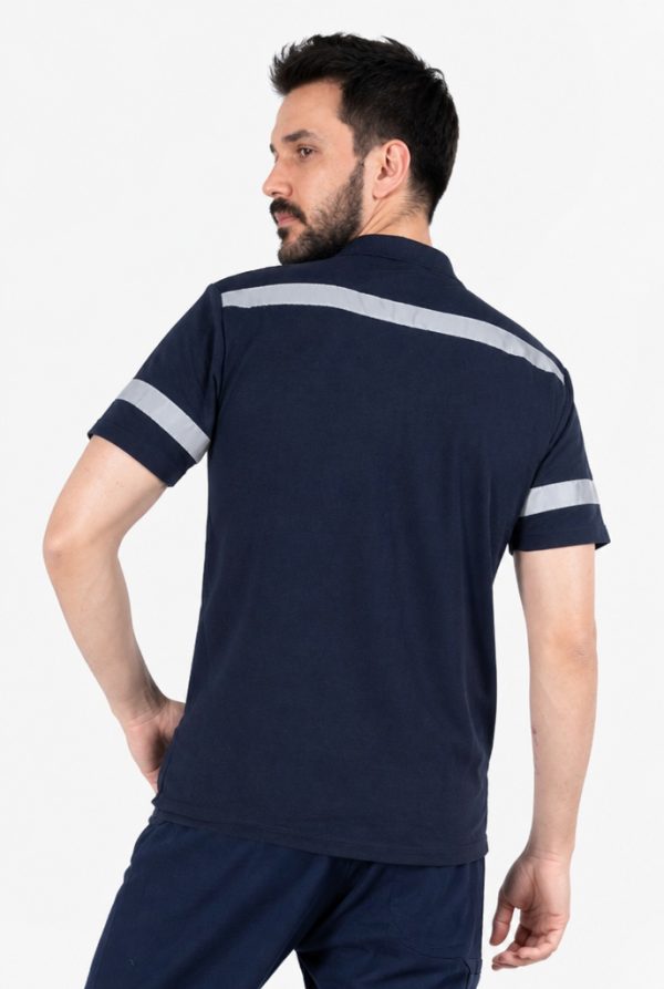 Polo Yaka Reflektörlü İş Tişörtü