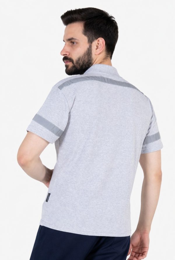 Polo Yaka Reflektörlü İş Tişörtü