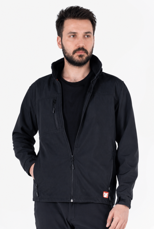 Gizli Kapüşonlu Softshell Mont