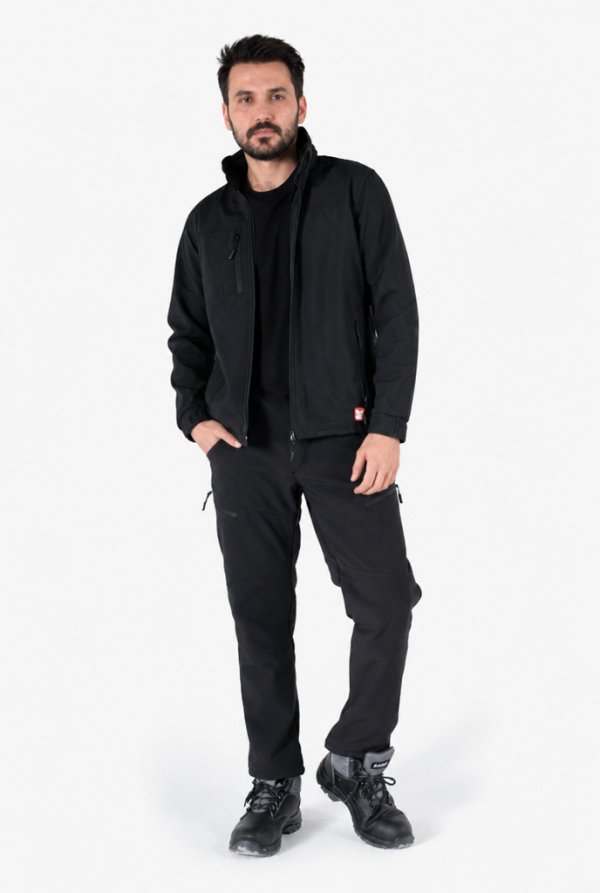 Gizli Kapüşonlu Softshell Mont