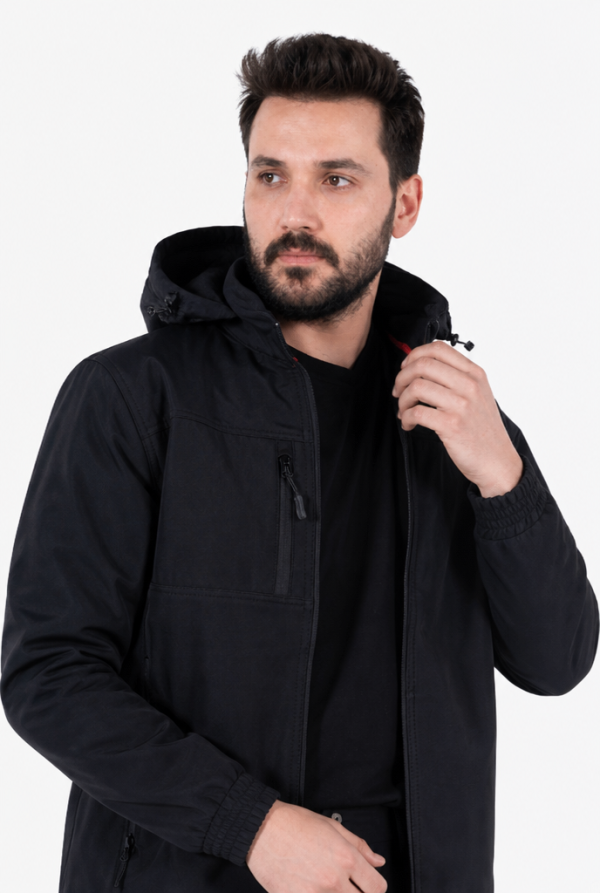 Gizli Kapüşonlu Softshell Mont