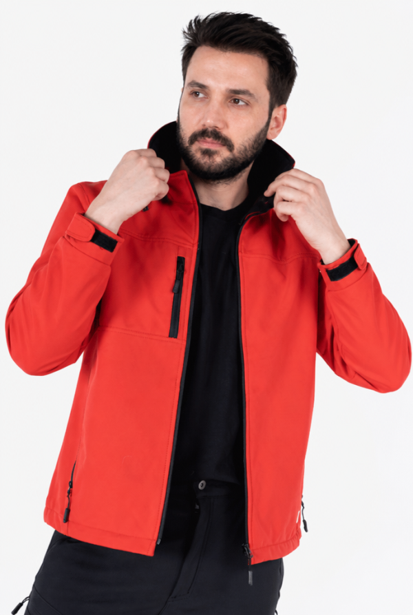 Gizli Kapüşonlu Softshell Mont