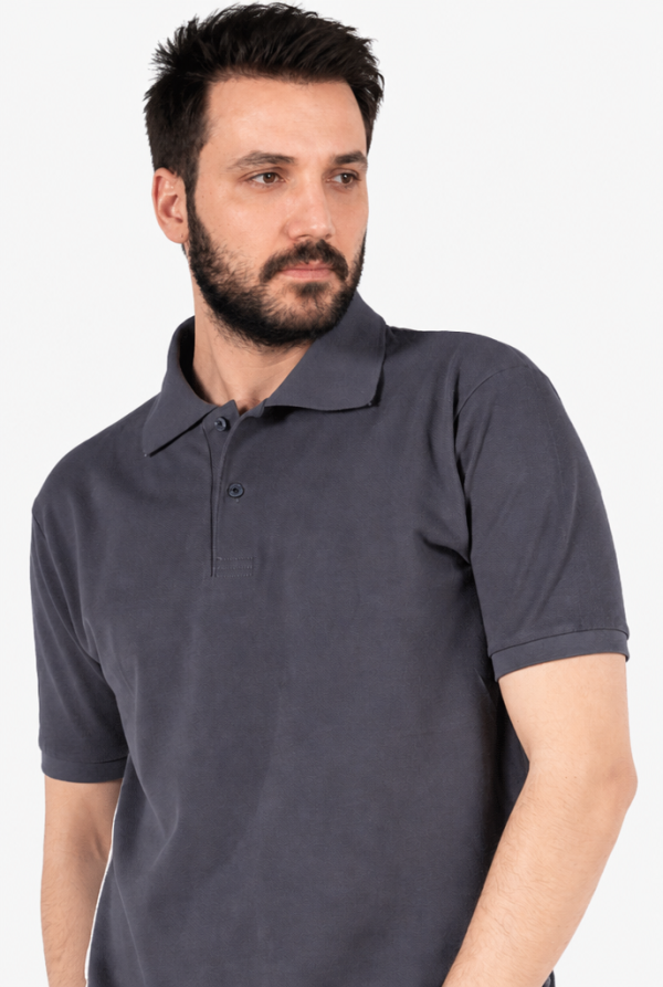 Polo Yaka Tişört Düz %100 Pamuk İş & Günlük