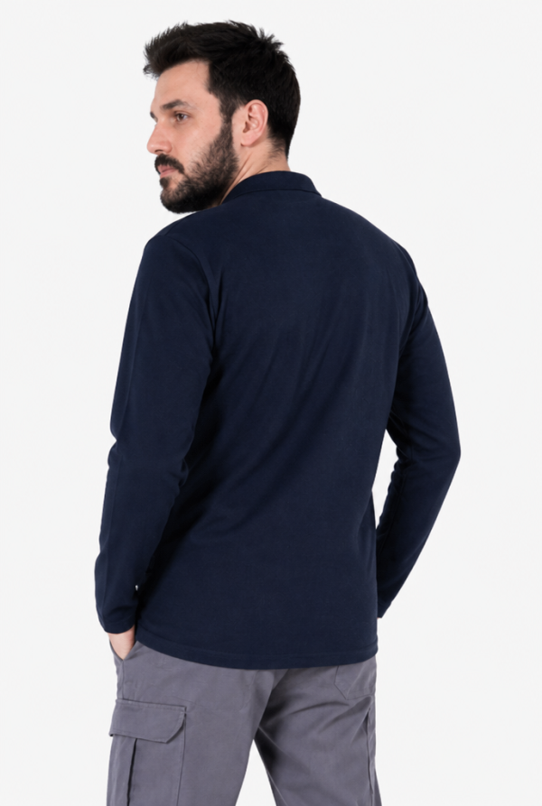 Polo Yaka Sweatshirt Günlük & İş %100 Pamuk Yazlık