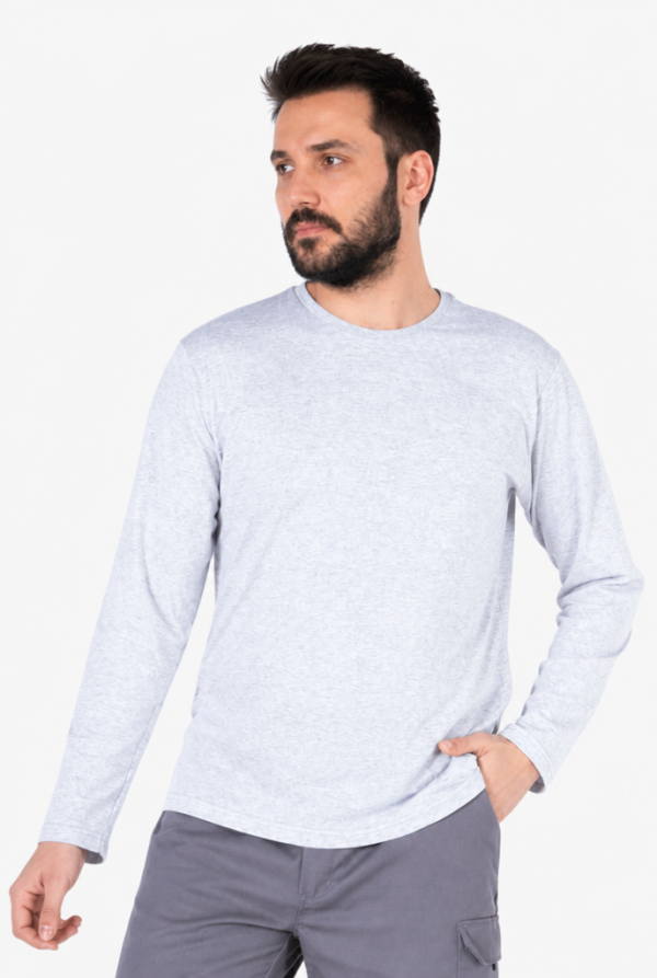 Bisiklet Yaka Sweatshirt Günlük & İş Yazlık