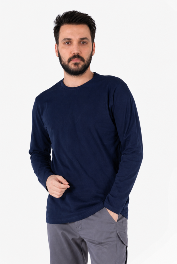 Bisiklet Yaka Sweatshirt Günlük & İş Yazlık