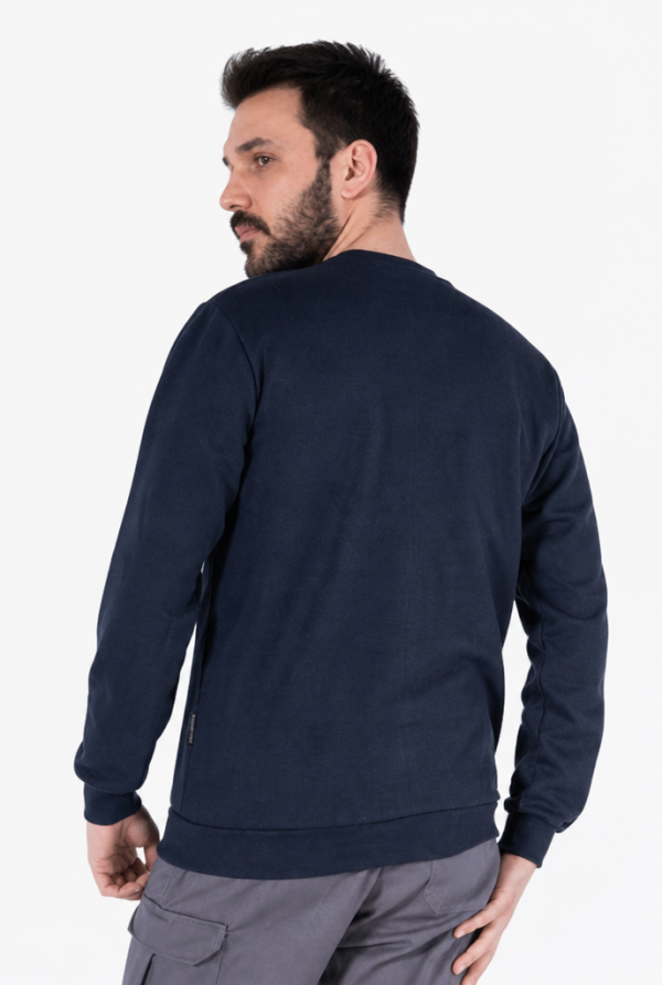 Bisiklet Yaka Sweatshirt 2 İplik Şardonlu Günlük & İş