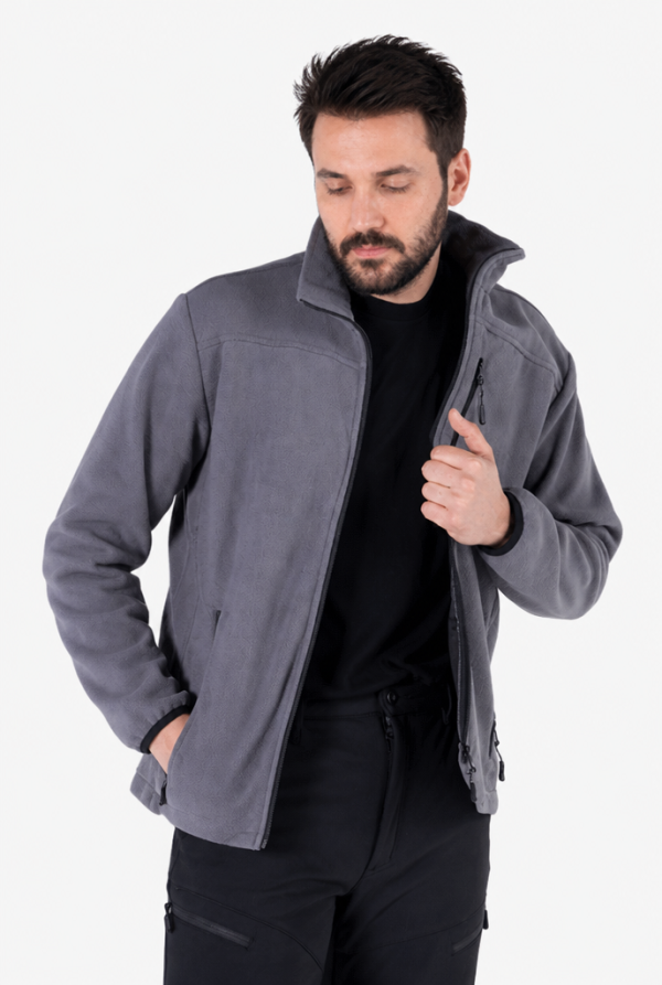 Polar Ceket Anti-Pilling 3 Cepli Tam Fermuarlı