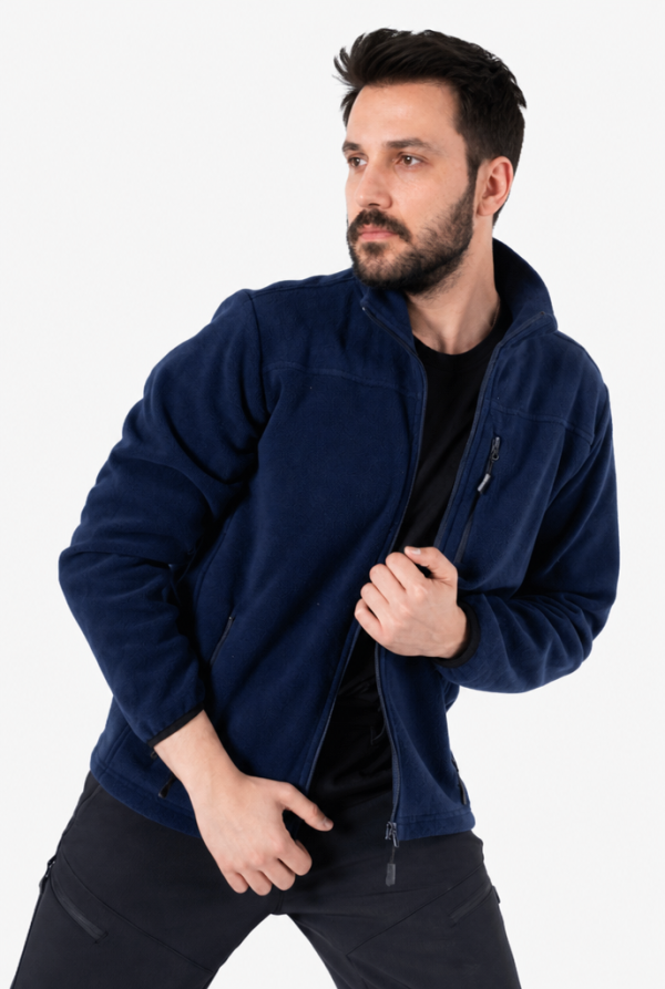 Polar Ceket Anti-Pilling 3 Cepli Tam Fermuarlı