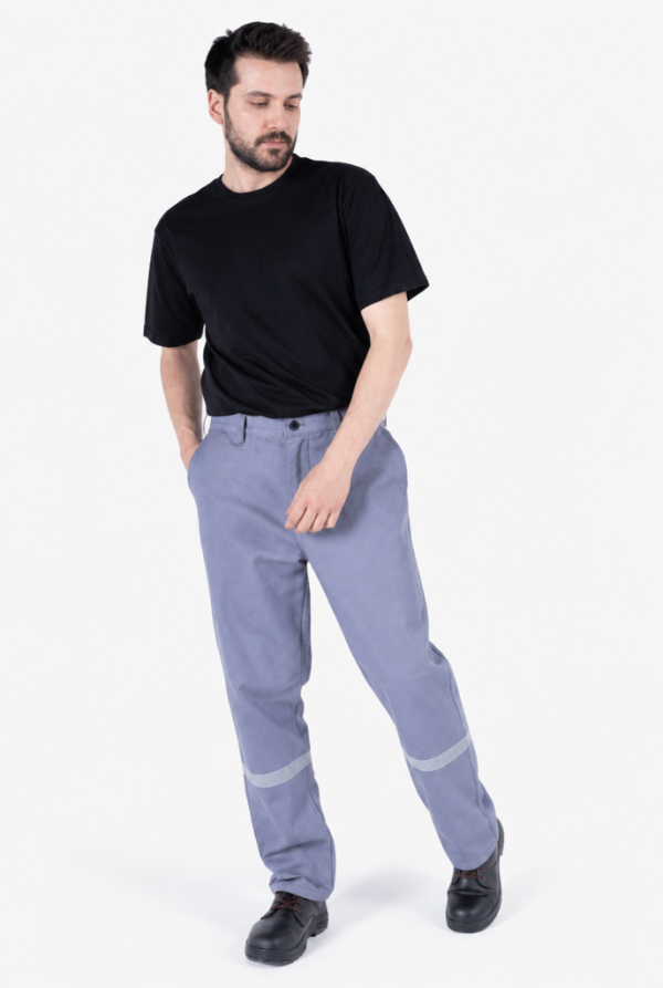 Reflektörlü Kışlık İş Pantolonu Gabardin 7x7 %100 Pamuk