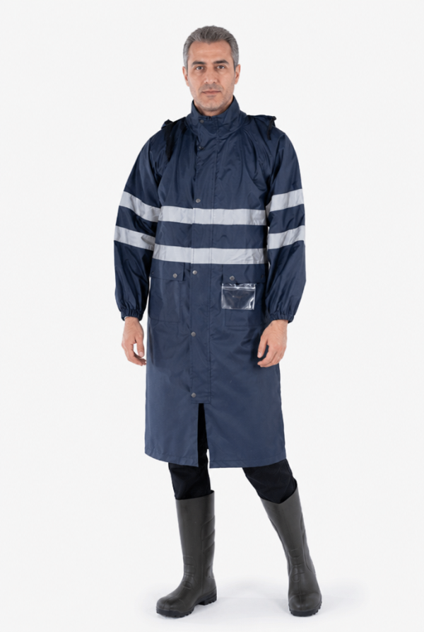 Reflektörlü Yağmurluk Hi - Vis Su Geçirmez