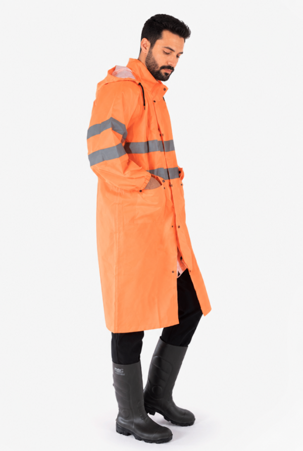 Reflektörlü Yağmurluk Hi - Vis Su Geçirmez