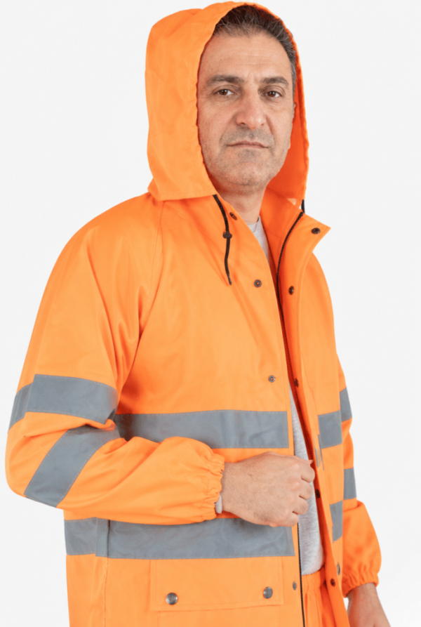 Reflektörlü Yağmurluk Takım Hi - Vis Su Geçirmez