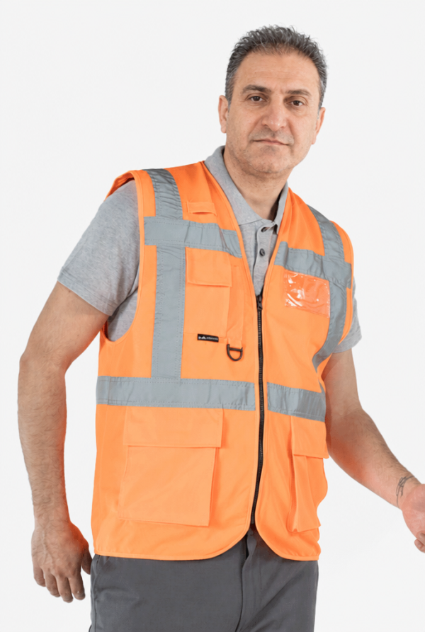 Mühendis İkaz Yeleği Fosforlu