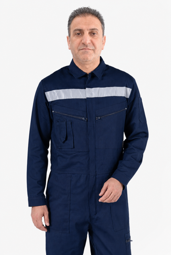 Reflektörlü İş Tulumu - Yazlık Gabardin 16/12