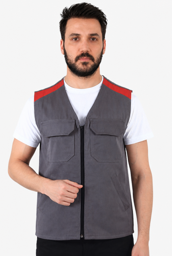 V Yakalı Yelek - Lacivert