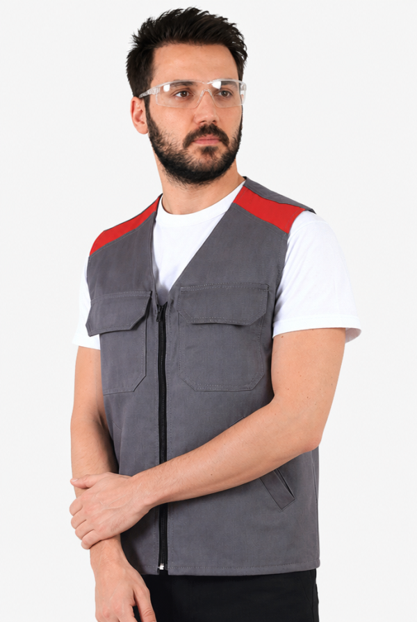 V Yakalı Yelek - Lacivert