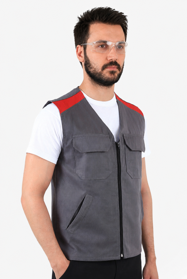 V Yakalı Yelek - Lacivert