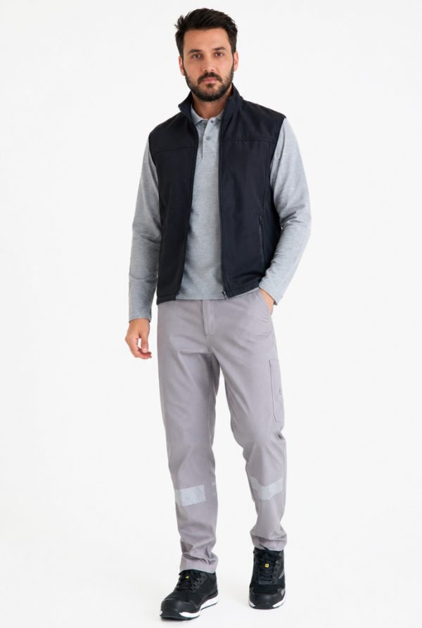 Softshell Yelek Robalı Dik Yakalı