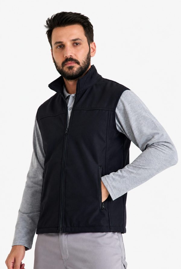 Softshell Yelek Robalı Dik Yakalı