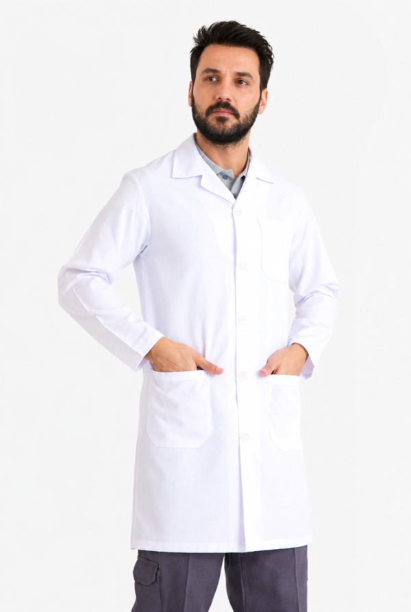 Beyaz Öğretmen Önlüğü Erkek