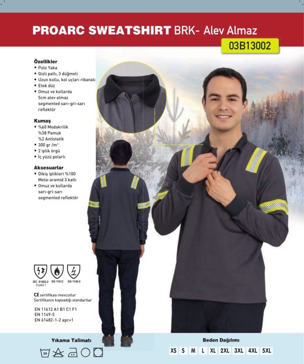 PROARC SWEATSHIRT BRK - Alev Almaz