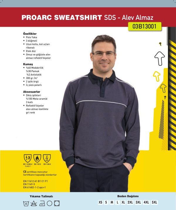 PROARC SWEATSHIRT SDS - Alev Almaz