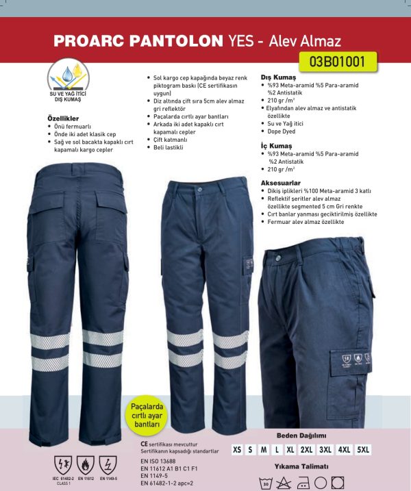 PROARC PANTOLON YES - Alev Almaz