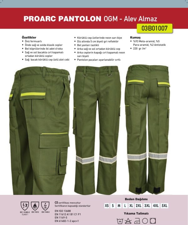 PROARC PANTOLON OGM - Alev Almaz